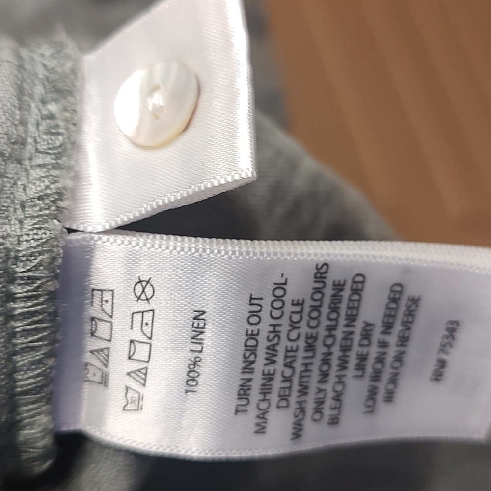 Sigrid Olsen Linen Tunic Top Xl - image 7